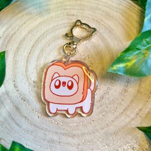 Llavero Gatostada (gato pan)