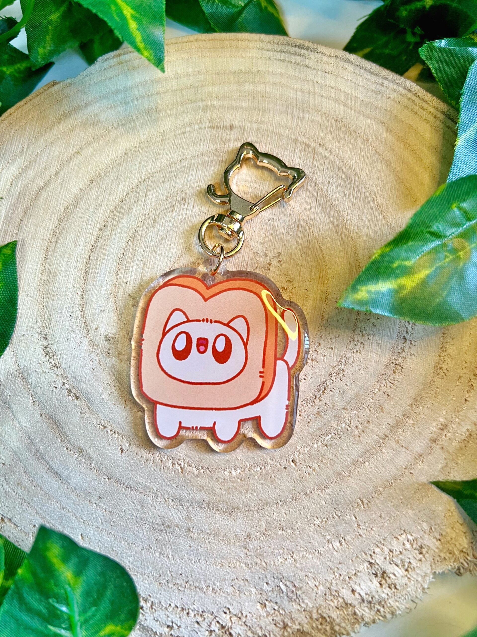 Llavero Gatostada (gato pan)