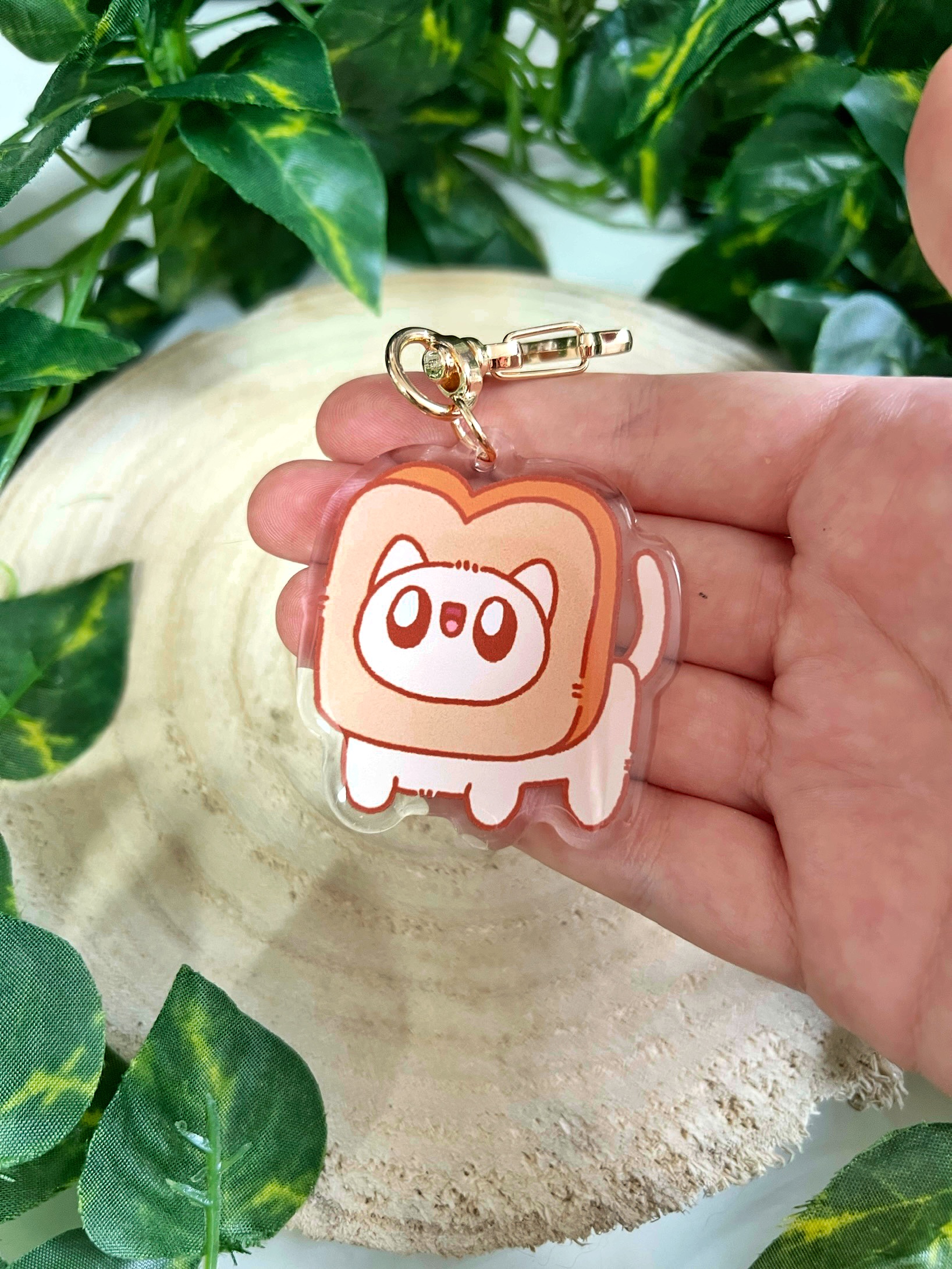 Llavero Gatostada (gato pan) - Imagen 2