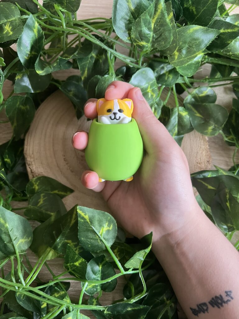 Llavero clicker gato aceituno (Benjamín)