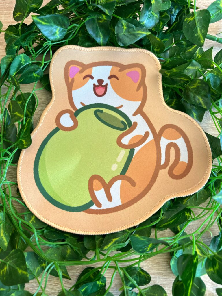 Mouse pad del gato aceituno – Alfombrilla ratón de Benjamín